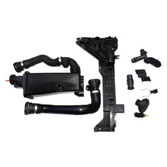 8Pcs Expansion Tank Mounting Plate Hose Thermostat Sensor Kit For BMW E46 X3 X5 6B93BC-57