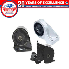Fits 1999-2001 Hyundai Sonata 2.4L MANUAL Engine Motor & Trans Mount Set 4pcs : 6B93BC-57