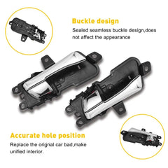 Front/Rear Left Right Inside Door Handle For Hyundai Sonata 2011-2015 Chrome EOA 6B93BC-57