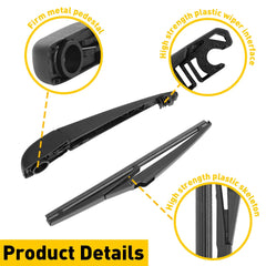 For 2011 2012 - Jeep 2019 Grand Cherokee Rear Wiper Arm with Blade 68079868AA US 6B93BC-57