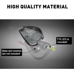 For Ford F250 F350 Duty Super Smoked Cab Roof Marker Running Light Covers Lens 6B93BC-57