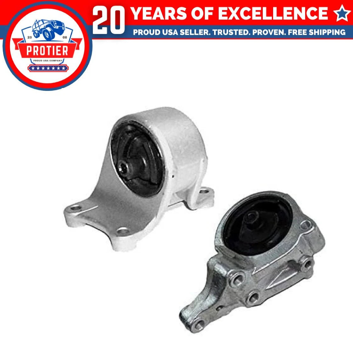 Engine Motor & Trans Mount 2PCS Fit 1993-2001 Nissan Altima 2.4L Manual Trans 6B93BC-57
