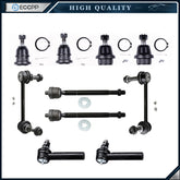 10x Front Sway Bars Tie Rod Ends Ball Joints For 2005 - 2017 2018 Toyota Tacoma 6B93BC-57