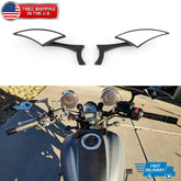 Black Blade Motorcycle Mirrors For Honda Shadow VLX 600 VT600 VTX1300C VTX1800C