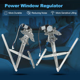 For 04-2006 Toyota Tundra Extended Cab Front Pair Window Regulators With Motor