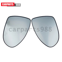 Pair Left Right Non-Heated Mirror Glass w/ Backing Plate For Kia Rio 2012-2017 6B93BC-57