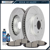 Front Ceramic Brake Pads And Rotor For 2003 MERCURY MARAUDER 2006 CROWN VICTORIA 6B93BC-57