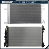 Aluminum Radiator & AC Condenser Cooling Kit For 13 2014 2015-2019 Cadillac XTS 6B93BC-57