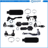 Front Steering Sway Bar Tie Rod End Rack Pinion Bellow For 2001-04 Toyota Tacoma 6B93BC-57