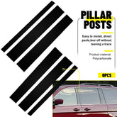 6 Pcs Auto Door Trim Pillar Posts Gloss Black Cover For 2005-2010 Honda Odyssey 6B93BC-57
