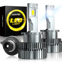 2X AUXITO D4S LED Headlight Bulbs Conversion Kit 40000LM Bright 6000K White EOA AUXITO