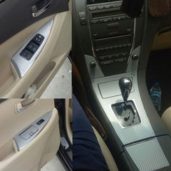Interior Center Console Carbon Fiber Molding Sticker Decals For Lexus ES 2006-12