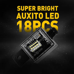 2PCS LED License Plate Light Tag White For 2014-18 Silverado Chevy GMC Sierra 6B93BC-57
