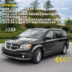 Left Driver Side Mirror Flag Applique Trim for 2008 - 2020 Dodge Grand Caravan A 6B93BC-57