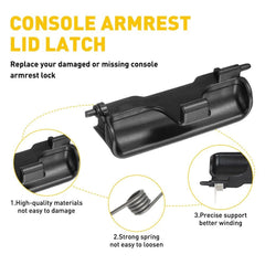 For 2013-2018 Acura RDX Console latch lid Armrest w spring 83417-TX4-A01 6B93BC-57
