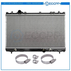 Radiator For 00-02 Chrysler Neon Dodge Neon with Universal Oil Hose Clamps Kit 6B93BC-57
