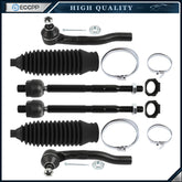 Front Rack and Pinion Bellow Tie Rod End Fit For 2009 10 11 12 13-2014 Honda Fit KOEEP