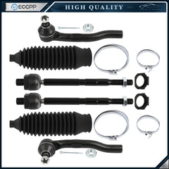 Front Rack and Pinion Bellow Tie Rod End Fit For 2009 10 11 12 13-2014 Honda Fit KOEEP