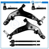 ECCPP 6pc Front Suspension Tie Rod End Kit For Nissan Quest 2004-2009 - 3.5L KOEEP