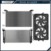 Radiator Condenser Cooling Fan Kit For 2007 2008-2014 Chevrolet Suburban 1500 6B93BC-57