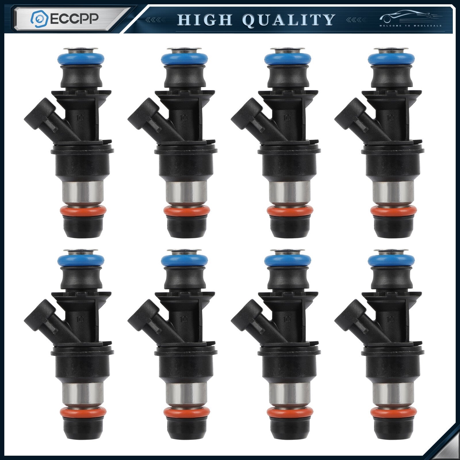 Fuel Injectors For Chevrolet Silverado 1500 GMC Sierra 1500 4.8L 5.3L 2000-2006 6B93BC-57
