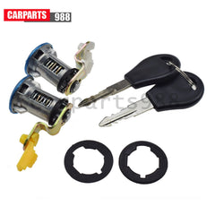 Pair Door Lock Set w/ Keys For Nissan Pickup 1984-1998 80600-01G25 80601-01G25 6B93BC-57