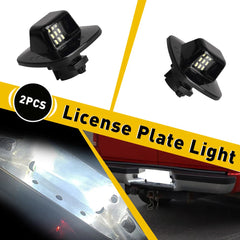For 88-00 Chevy C/K 2500 1500 3500 2PC White LED License Plate Lights Tag Lamps 6B93BC-57