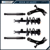 Front Struts Rear Shocks Lower Control Arm for 2006-2012 Toyota RAV4 2.4L & 2.5L 6B93BC-57