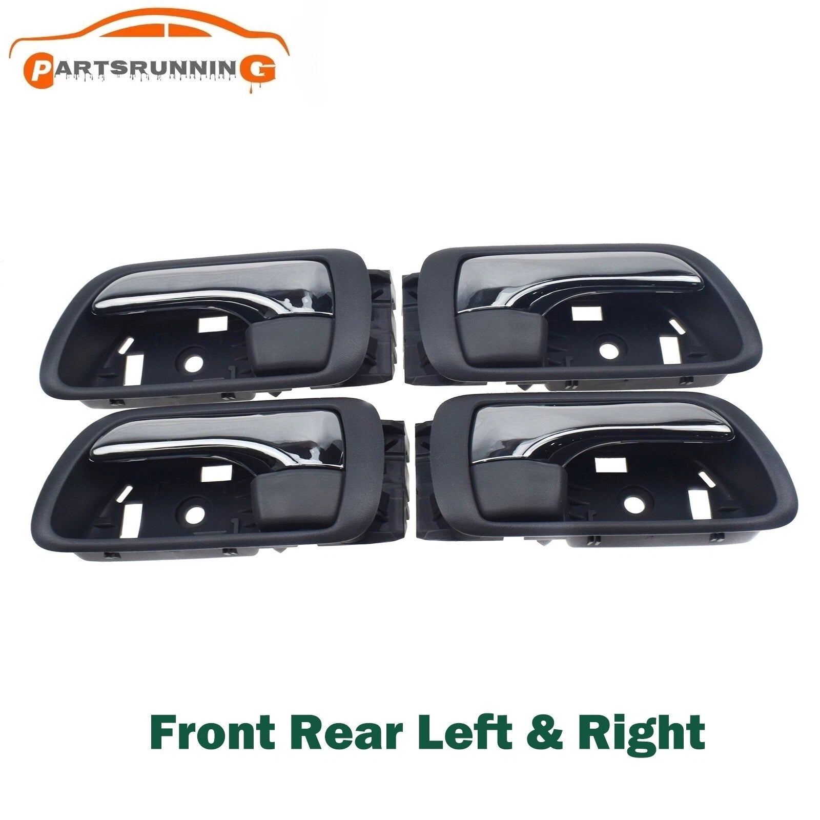 4pcs Interior Inside Door Handles Gray FL FR RL RR For Toyota Camry 2002-2006 6B93BC-57