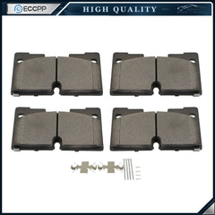 Front Ceramic Pads w/ Hardware for Silverado Sierra 1500 Limited LTD Suburban 6B93BC-57