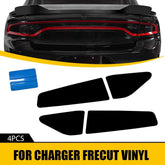 For 15-22 DODGE CHARGER Tail Light Rear Tint PreCut Overlay Vinyl Decal Dark EOA 6B93BC-57