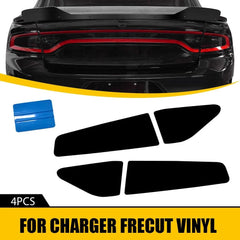 For 15-22 DODGE CHARGER Tail Light Rear Tint PreCut Overlay Vinyl Decal Dark EOA 6B93BC-57