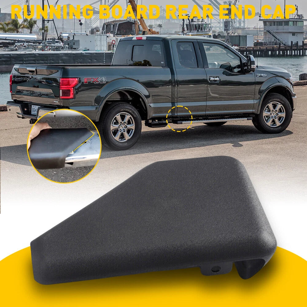 For 2015-22 Ford F150 running board REAR cap end RIGHT Passenger side step USEOA 6B93BC-57