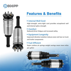 4 Pcs Front + Rear Air Suspension Struts For Range Rover Sport LR4 LR3 HSE 6B93BC-57