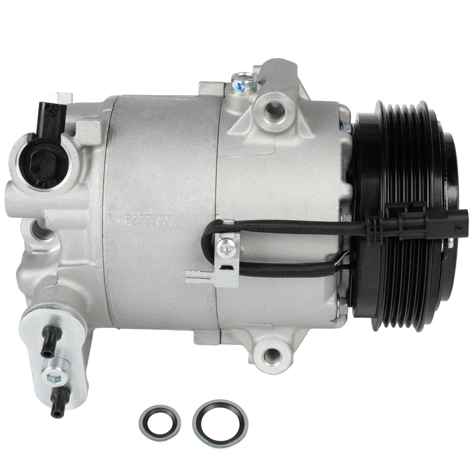 AC Compressor w/ Clutch For 2012-2015 Chevrolet Cruze Sedan 4-Door 3913319 1.4L 6B93BC-57