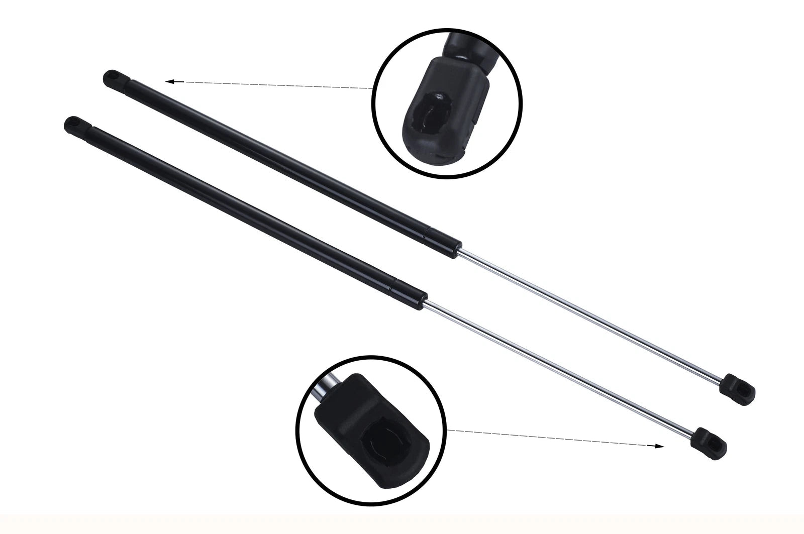 Lift Supports compatible with Volkswagen 1998-2010 Beetle l4 l5 2.0L 2.5L 6B93BC-57