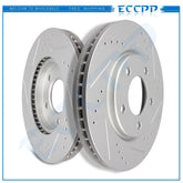 Front Brake Rotors Discs For 2001-2007 Chrysler Town & Country Dodge Caravan