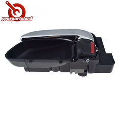 Front / Rear Left Inside Door Handle Shiny Chrome For Subaru Forester 2003-2008 6B93BC-57