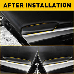 Left Right Side Door Panel Handle Armrest Black For 2008-2012 Honda Accord EOA 6B93BC-57