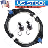 4x Fits 2006-2008 Dodge Ram 1500 4WD Front Upper Control Arms Lower Ball Joints 6B93BC-57