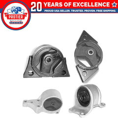 Motor & Trans Mount 4PCS Set Fit 2000-2001 Nissan Altima 2.4L for Auto Trans 6B93BC-57