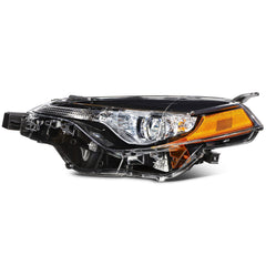 ECCPP Headlights Assembly For Toyota For Corolla 1.8L 2017-2019 Pair Black Amber 6B93BC-57