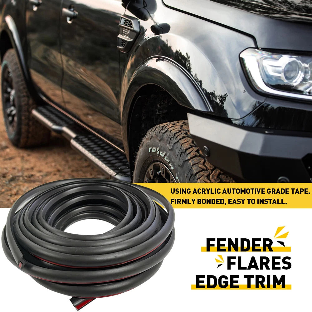 FENDER FLARE REPLACEMENT EDGE TRIM 9m Universal Flexible For Car Truck Wheel EOA 6B93BC-57