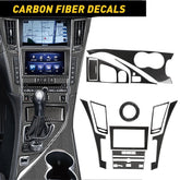 11x Carbon Fiber Full Interior Kit Cover Trim For Infiniti Q50 Q60 2014-19 USEOA 6B93BC-57