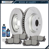 Front Brake Break Pad And Rotors For Toyota Avalon Camry Lexus ES300h ES350 Set 6B93BC-57