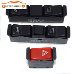 Electric Power Window Switch& Emergency Light Switch For Mercedes W123 W201 W126 6B93BC-57