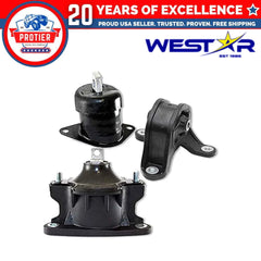 Fits 2008-2012 Honda Accord 2009-2013 Acura TSX 2.4L MANUAL Motor Mount Set 3pcs 6B93BC-57