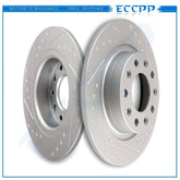 2PCS Rear Brake Discs Rotors Slotted Kit For 2013 2014 2015 2016 Dodge Dart 6B93BC-57