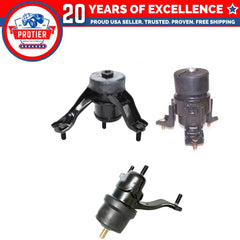 Motor & Trans Mount 3PCS Fit 02-06 Toyota Camry 2.4L Japan Built Manual Trans 6B93BC-57