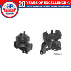 Front Motor Mount Set for 1995 - 2002 Mazda Millenia 2.3L / 2.5L 2PCS Replaces 6B93BC-57